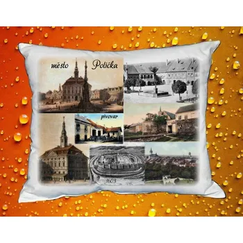 Polštář Polštář s městem Polička