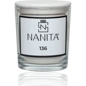 vonný vosk Vonná svíčka NANITA 136, inspirovaná Armani Si Sojová svíčka s dřevěným knotem