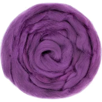 Příze Příze Kece, vlna na plstění, 70660, fialová