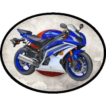 Nášivka nášivka YAMAHA YZF-R6 Obdélník (nášivky motorky)