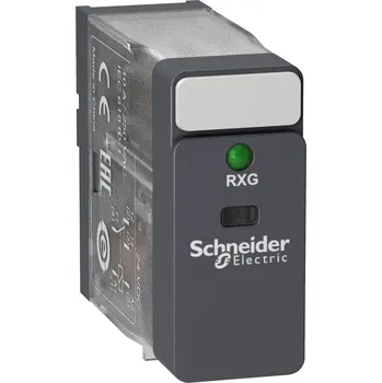 Relé SCHNEIDER ELECTRIC SCHNEIDER RXG13BD 1 V/Z kontakt, 10 A, 24 V DC, LE RXG13BD