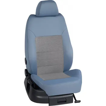 Potah sedadla Autopotahy Citröen JUMPER / od r.2006-> , 6 Míst NEW, STANDARD > OR 0119 (OR 0119 / Světle modrý bok)