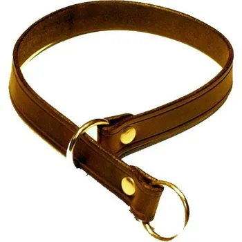 Obojek pro psa Stahovací obojek z ploché kůže - délka 70cm