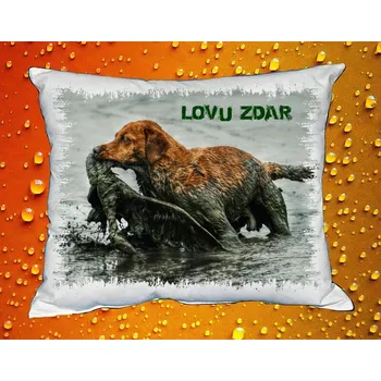 Dekorativní polštářek Polštářek pro myslivce č. 52 (MYSLIVECKÝ POLŠTÁŘ)