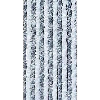 Příslušenství ke karavanu ARISO Fleecový závěs 100 x 200 cm, šedý / bílý pro markýzy nebo balkonové dveře