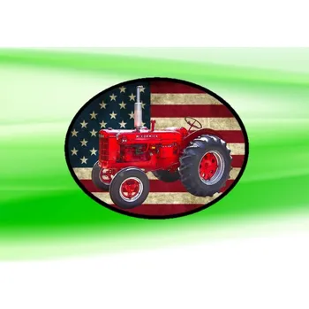 Nášivka nášivka McCormick super W-4 Obdélník (nášivky traktory nášivka s kombajnem)