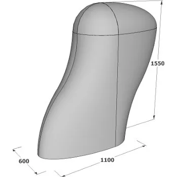 Dětské hřiště Dětské hřiště Block 0E pro pryžovou bezpečnostní zónu