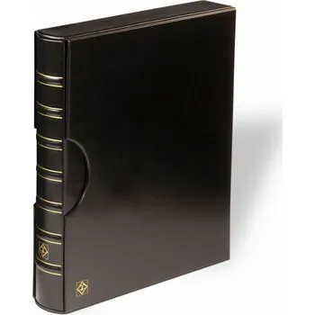 Obal pro sběratelský předmět Leuchtturm FOLIO - černé desky + kazeta