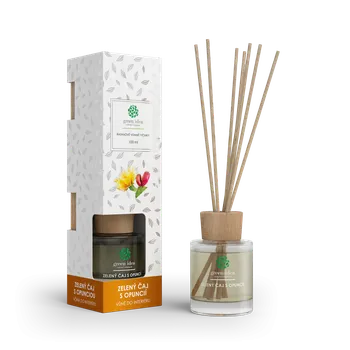 Green Idea ratanové vonné tyčinky Zelený čaj s opuncií 100 ml