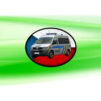 Nášivka nášivka POLICIE multivan Ovál (nášivky policejní auta)
