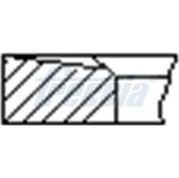 Píst motoru Sada pístních kroužků FRECCIA FR10-880700