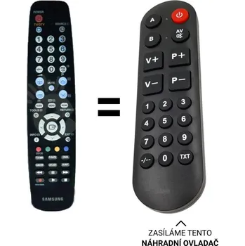 Dálkový ovladač Samsung BN59-00683A náhradní dálkový ovladač pro seniory