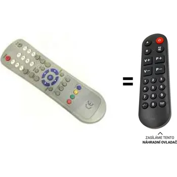 Dálkový ovladač Globo Opticum 6010 3000T, 3000TS, 7010CI - OPTIMUM MX 800 STCA náhradní dálkový ovladač pro seniory