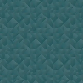 Tapeta Zambaiti Parati Luxusní modro-zelená geometrická vliesová tapeta na zeď, Z54536, Fuksas, Zambaiti Parati, velikost 10,05 x 0,7 m