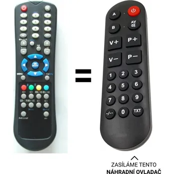 Dálkový ovladač Orava lt-821d náhradní dálkový ovladač pro seniory