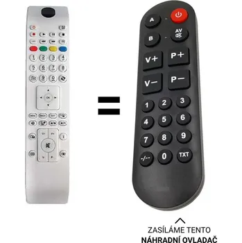 Dálkový ovladač Technika 22-LF904SS13 náhradní dálkový ovladač pro seniory