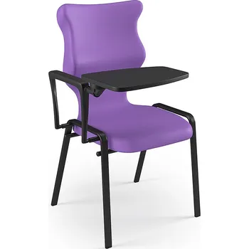Entelo Židle studentská Plus velikost 6, Fialová/Šedá