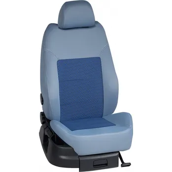 Potah sedadla Autopotahy Peugeot RIFTER / od r.2018->, 7 Míst ( samostatnýh ), KOMFORT > OR 0353 (OR 0353 / Světle modrý bok)
