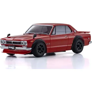 RC model auta Kyosho Mini-Z AWD: Nissan Skyline 2000GT-R (KPCG10) Red 60th Anniversary