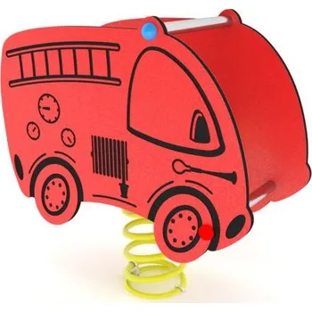 Dětská houpačka Playground System Pružinová houpačka požární autíčko
