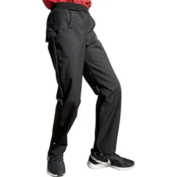 Chlapecké kalhoty ADELLiNO, dětské softshellové kalhoty s fleecem CITY, černé - 146