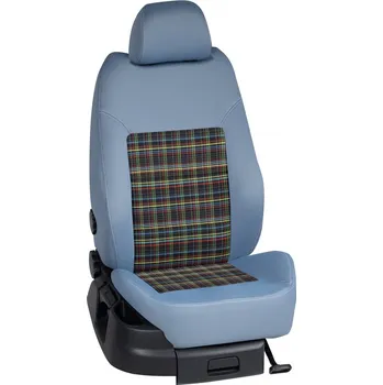 Potah sedadla Autopotahy Volkswagen CRAFTER / od r.2017->, 2 Místa, KOMFORT > OR 0284 (OR 0284 / Světle modrý bok)