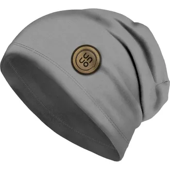 Čepice Unuo dámská čepice z teplákoviny Homeless šedá