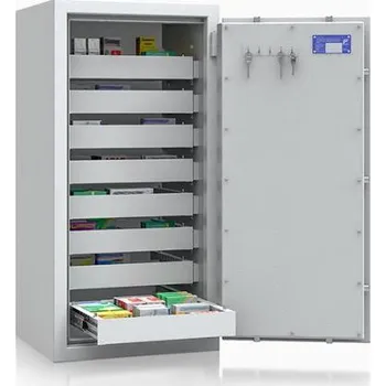 Trezor ISS Trezor Safe4BTM 402107.02 EL, třída I, světle šedý