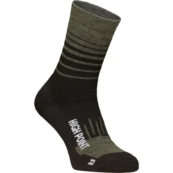 Pánské ponožky Pánské ponožky High Point Mountain Merino 3.0 Socks black/khaki 43-46