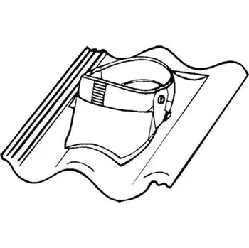 Bramac Max 7° PVC prostupová taška DuroVent / červenohnědá