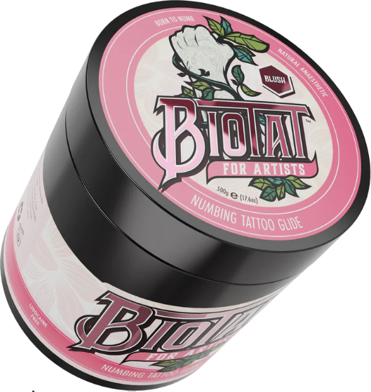BIOTAT Tattoo Glide Blush znecitlivující pracovní gel 500g