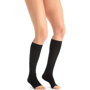 Dámské punčochy Kompresní lýtkové punčochy JOBST Ultra Sheer -III—Běžná délka, černá barva, bez špice