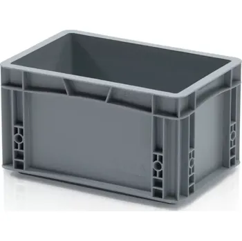 Úložný box Euro přepravka 30 cm × 20 cm × 17 cm, šedá