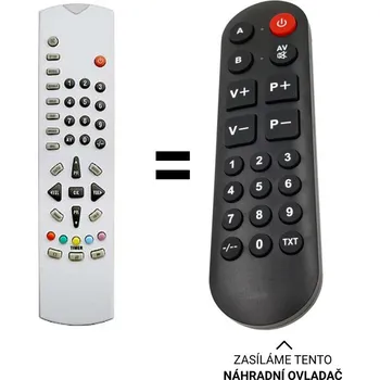 ECG, BEKO Y96187R-2 náhradní dálkový ovladač pro seniory