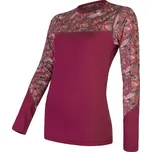 Sensor Merino Impress dámské tričko dlouhý rukáv lilla/feather L Lilla/feather