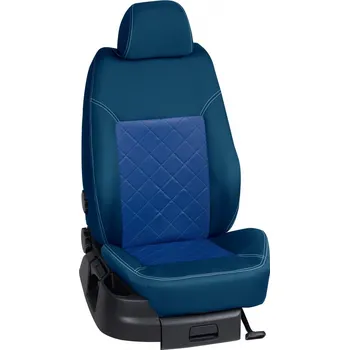 Potah sedadla Autopotahy Toyota PROACE / od r.2016->, 7 Míst, KOMFORT > K0010 (K0010 / Modrý bok)