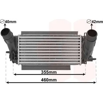 Chladič motoru Chladič turba VAN WEZEL 18014704