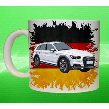 hrnek s Audi A4 Allroad Quattro 75ml (hrneček s osobním autem )
