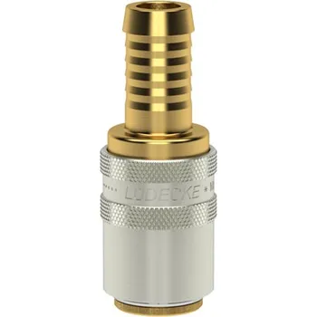 LÜDECKE ESHM9TL plastikářská rychlospojka s hadicovou vsuvkou 9mm