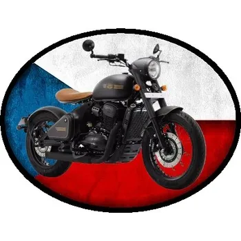 Nášivka nášivka s Českou motorkou 01 (nášivky motorky)