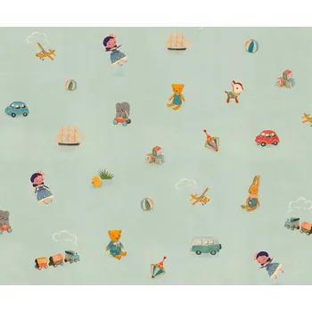 Balící papír MAILEG Dárkový papír - Toys - 10 m