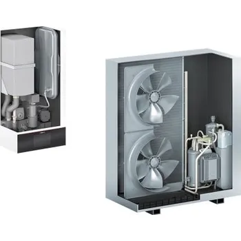Tepelné čerpadlo Viessmann VIESMANN VITOCAL 150-A 151.A13 tepelné čerpadlo 13,4kW, 400V, vzduch-voda, venkovní+vnitřní jednotka + zásobník