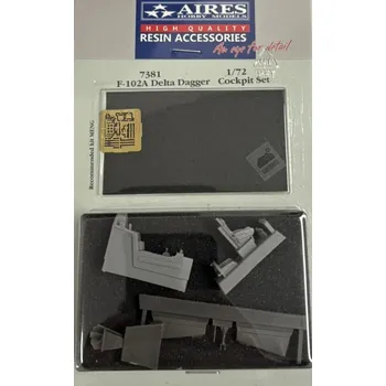 Plastikový model 1/72 F-102A Delta Dagger cockpit set (MENG)