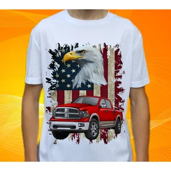 Pánské tričko tričko Dodge Ram 122 (tričko s osobním autem )