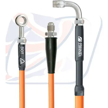 Hadice zadní brzdy Venhill K02-2-030/P-OR oranžová