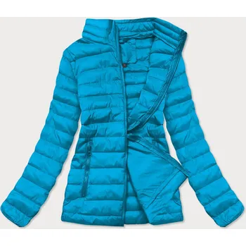 Světle modrá lehká dámská prošívaná bunda (20311-243) odstíny modré S (36)