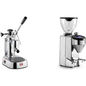 Kávovar La Pavoni Europiccola Lusso + Rocket Espresso FAUSTO 2.1, chrome