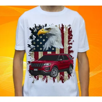 Pánské tričko tričko Ford Explorer 134 (tričko s osobním autem )