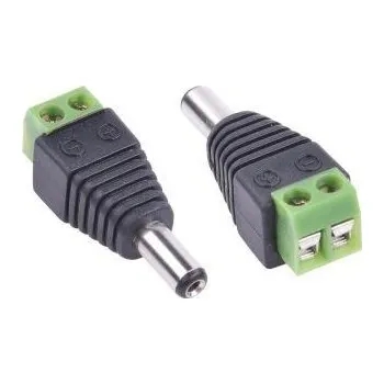 Auto elektroinstalace DC konektor zástrčka 2,1/5,5 s rychlospojkou