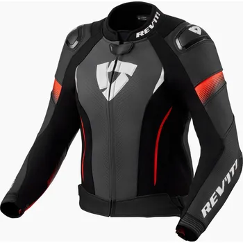 Moto bunda REVIT bunda XENA 4 PRO dámská black/neon red - 36